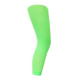 Mysasi Children's Footless Opaque Tights Size. 11-14 years. Neon Green.