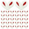 50Pcs Easter Mini Bunny Ears, Tiny Bunny Ears Hair Clips,