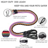ZALER Rope Dog Leash, 4/5/6/10/15/20/30/50 Foot Reflective Dog Leashes with