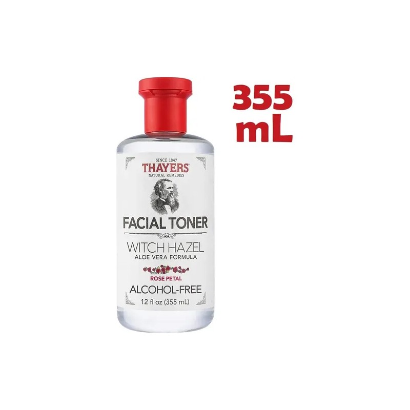 Thayers Tónico Facial Witch Hazel Rose Petal 355ml Hidratante Libre