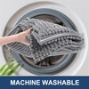 Bathroom Rugs 32x20, Extra Soft Absorbent Shaggy Chenille Bath Rugs,
