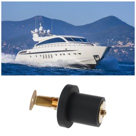 Create idea 1pc 3/4 Inch Brass Snap Lock Baitwell Drain Plug for Boats Yachts Kayaks