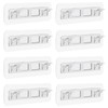 8 Pack Adhesive Shelf Bracket, Self-Adhesive Cabinet Shelf Pegs for