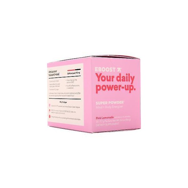 VitalizeLabs Eboost Super Powder Pink Lemonade 20 pckts