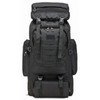 80L Waterproof Camouflage Outdoor Activity Backpacks - Bag Color: Black