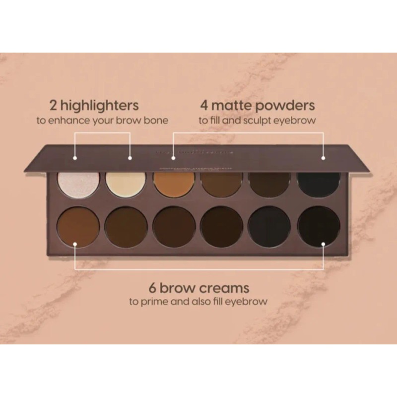 Paleta De Cejas Profesional Kara Beauty Multicolor