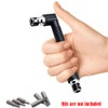 L-Shaped Hex Socket Wrench, 1/4-Inch Double-Headed L-Shaped Hex Socket Wrench/Screwdriver,