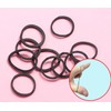 black Elastic Hair Bands，BEBEEPOO 500pcs Mini Rubber Bands with a