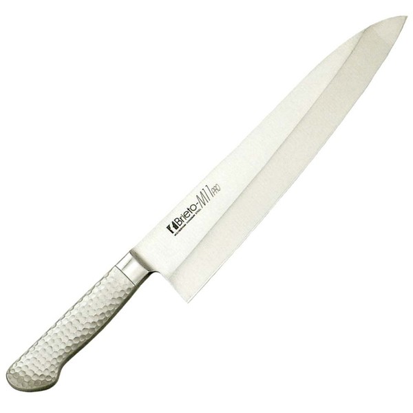 Kataoka Seisakusho Brieto-M11pro M1110W Double-edged Knife Silver 10.6 inches (270 mm), Made in Japan