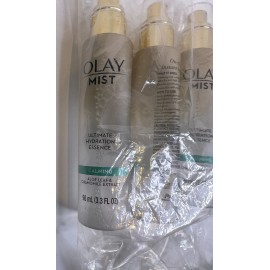OLAY MIST Ultimate Hydration Essence Calming Aloe Leaf & Chamomile Set Of 3 New