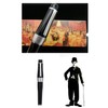 Duke 2009 Charlie Chaplin Commemoration Fountain Pen Bent Nib, Black