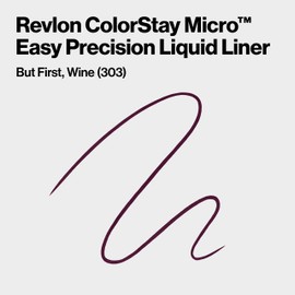 REVLON ColorStay Micro Easy Precision Liquid Liner, 303 But First, Wine (Pack of 1)