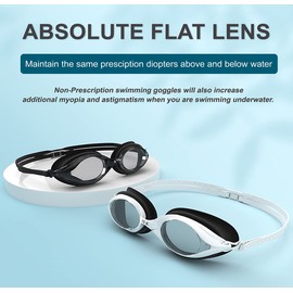 SABLE Swim Goggles for Unisex Adult Youth, Clear Vision No Distortion No Leaking Waterproof Anti-UV Anti-Fog