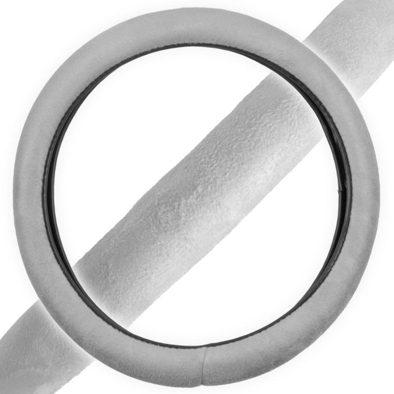 Memory Foam Steering Wheel Cover - Gray