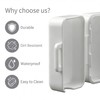 Inxens Toothbrush Covers, 1.65 Inch Travel Toothbrush Head Protector Caps,