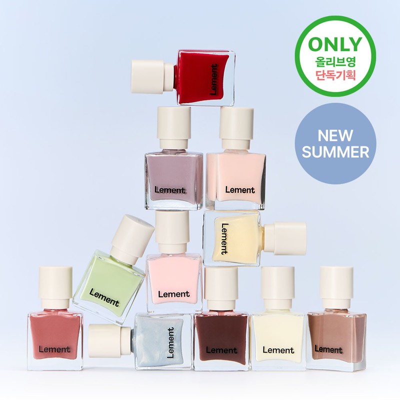 Lement Color Nail 14ml (12 Colors) - [SET] Dazzling Nail