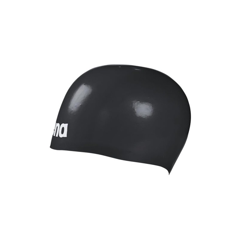 arena Unisex Adult Moulded PRO II Preformed Swimming Cap, Black,