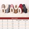 EverFoams Women's Micro Suede Cozy Memory Foam Winter Slippers with