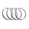 OCTO Titanium Keyrings - Heavy Duty Split Rings for Keychains,