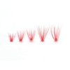 Faux Mink Lash Clusters, Red, 20D, Curl C, 8-16mm, 100