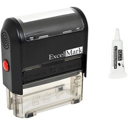 Custom Address Stamp - Self Inking - Return Address Stamp Design 2 (Stamp Plus 5cc Refill Ink)