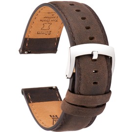 CORROPELLE Leather Watch Straps Quick Release, Vintage Elegant Top Grain Leather Watch Strap Bands Replacement for Men and Women, Watch and Smartwatch, Choice of Width - 18mm 19mm 20mm 21mm 22mm