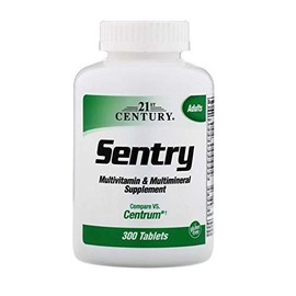 21st Century Sentry Multivitamin Multivitamin Multivitamin Supplement for Adults, 300 Tablets