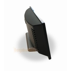 TFA Dostmann Digitaler Wecker, 60.2011, mit Raumklima, Datum und Wochentag, Weckalarm mit Snooze Funktion, schwarz/Silber