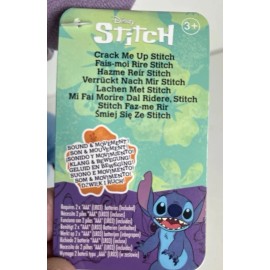 Just Play New Stitch Crack Me Up Stitch 11” Plush with Sounds and Motion, Wiggles NIP