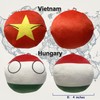 Raclove 6PC Countryballs Plushies - Soft & Educational National Character