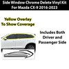 BOGAR TECH DESIGNS Side Window Chrome Delete Sticker Decal Vinyl