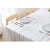 TruDelve Heavy Duty Vinyl Table Cloth for Kitchen Dining Table