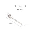 KXLCGYK Tea Spoon, Coffee Spoon, 5 Piece Set, 5.3 inches
