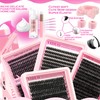 YIDUO 994Pcs Lashes Clusters Kit 60D/80D/100D Volume False Eyelash Extensions