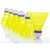 Carlton F1 -Ti Medium Speed Shuttlecocks, Yellow (Tube Of 6)