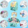 Pet Cat Carrier Backpack Toy, MAGIC4U 23PCS Pet Care Playset,Vet