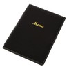 Olympia Leatherette Style 4-Page Menu Cover, Black A4