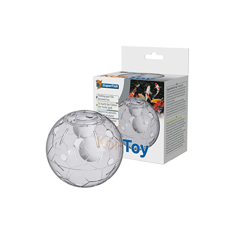 Superfish Koi Toy Pond Fish Feeding Ball Accessory