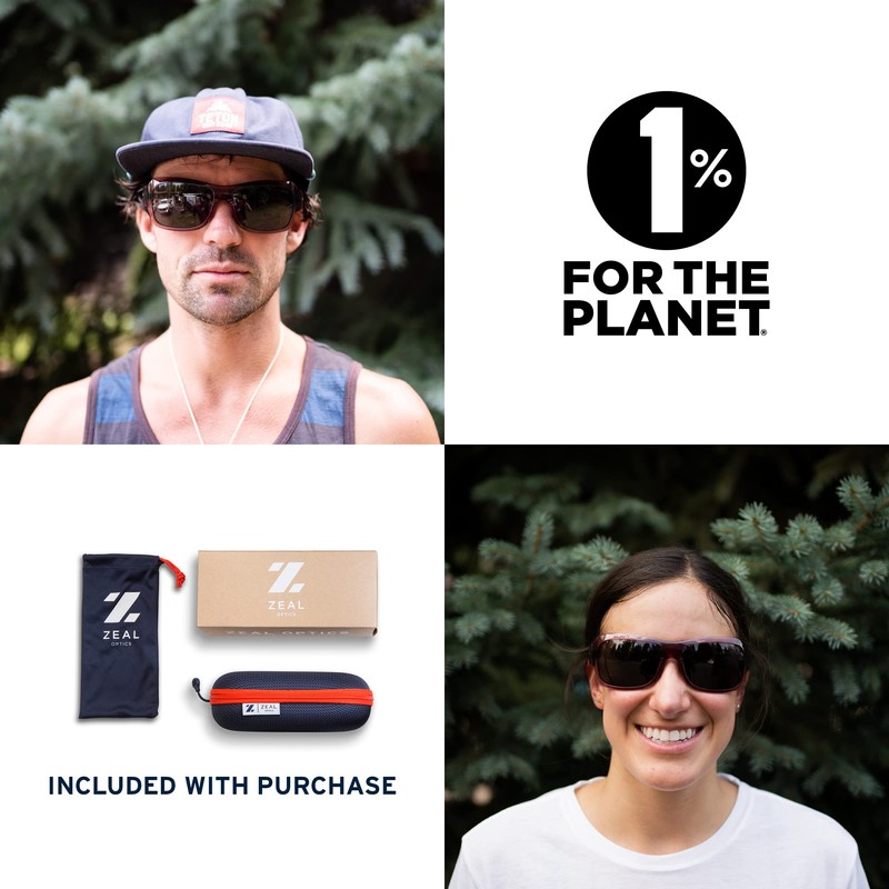 Zeal Optics womens Nucla Sunglasses, Plum Gloss/Polarized Dark Grey Lens,