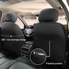 GIANT PANDA Front Car Seat Cover for Jeep, 3D Air