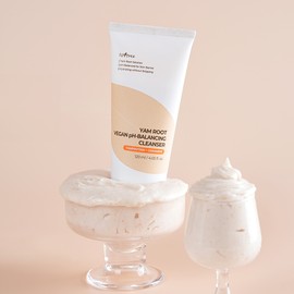 Isntree [2 SET] Isntree Yam Vegan Milk Cleanser 220ml + Low pH Cleanser 120ml (Gift: Kim PDRN Ampoule 10ml)