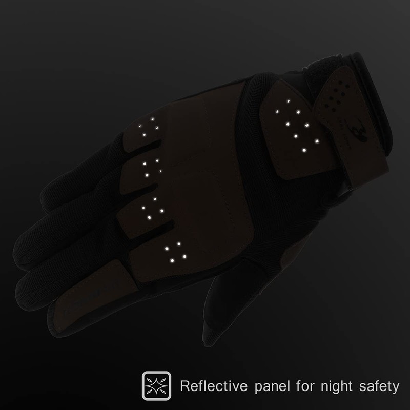 Komine GK-2273 Urban Mesh Motorcycle Gloves, Beige, Size XL
