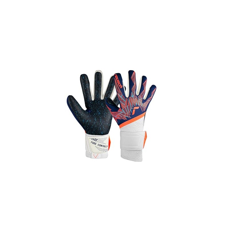 Reusch Pure Contact Fusion Adult Goalkeeper Gloves with Negative Construction,