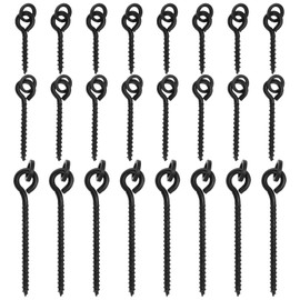 EMSea 60-Piece Fishing Lure Screw Set 12 mm Bait Screw 15 mm Bait Screw 26 mm Bait Screw Compatible with Boilie Bait Screws Fishing Carp with Rounds