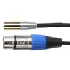 Mini XLR 3 Pin Male to 3 Pin Female Audio
