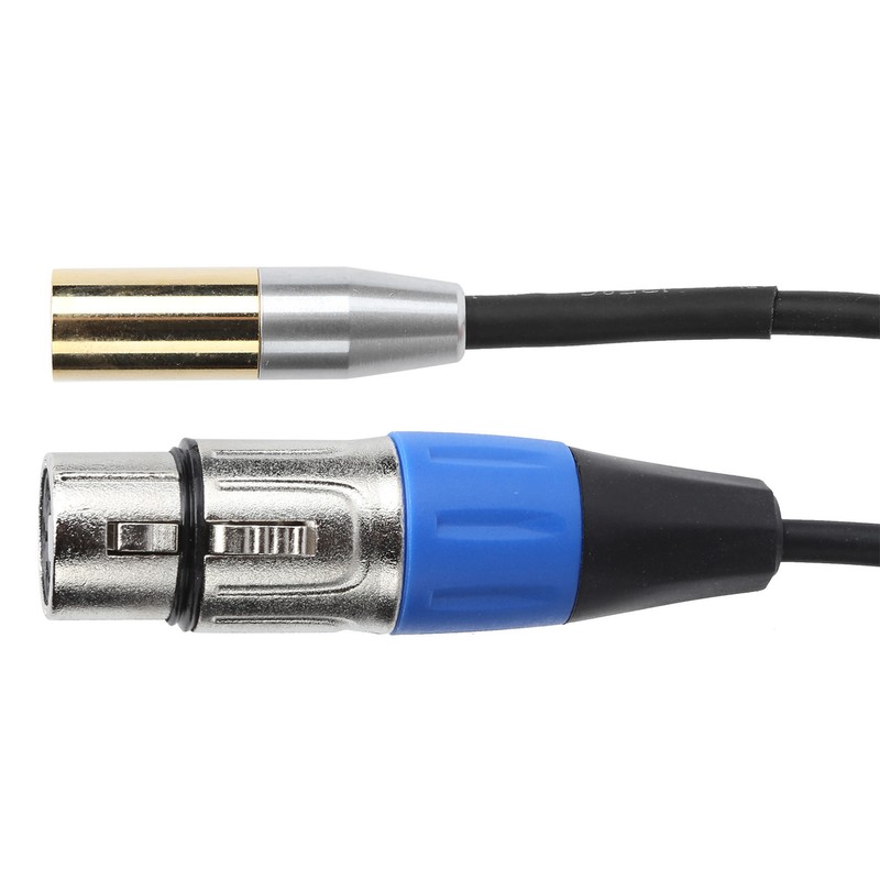 Mini XLR 3 Pin Male to 3 Pin Female Audio