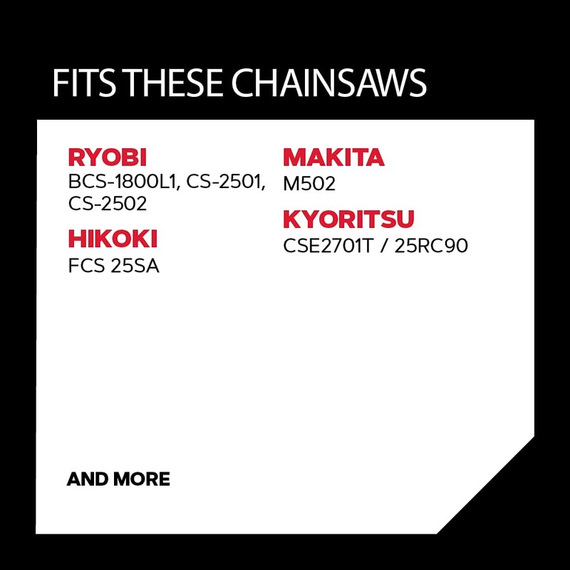 OREGON 90PX040EC Saw Chain, 10 inches (25 cm), Compatible Chainsaw
