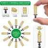 Unbranded 30PCS Adjustable Brass Misting Nozzles Spray Sprinkler Set for