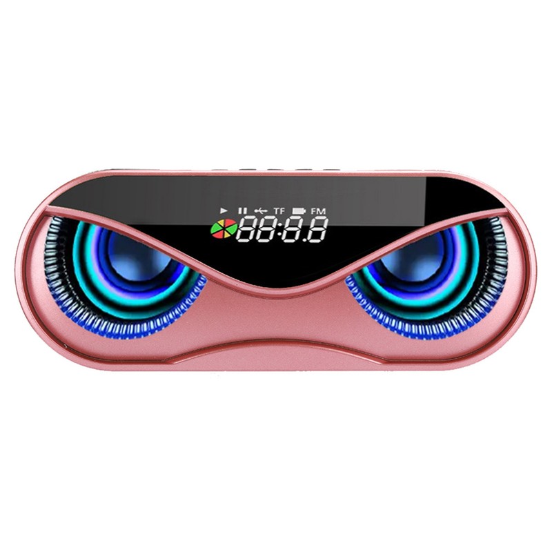 ABS Multifunction Alarm Clock Bluetooth Speaker Voice Prompt Call Function