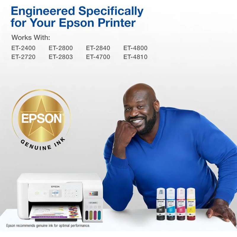 Epson 522 Ecotank Ink Botella De Ultra Alta Capacidad Negra